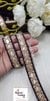 Gota Gold zari  Fusion Wine Fabric Embellishments