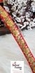 Designer Red Floral Gota Patti Trim