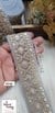 Grey Floral Pearl Embroidery Lace