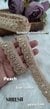 Peach Pearl Dori One Side Scallop Embroidery Lace