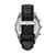 Michael Kors Oversized Lexington Silver-Tone and Leather Watch