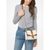 Greenwich Small Color-Block Logo and Saffiano Leather Crossbody Bag