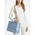 Gigi Large Empire Logo Jacquard Denim Tote Bag