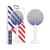 Mosquito Racket 2-in1 Dual Mode UV Light Racket Rechargeable Bat with Stand (EN-01MS | White)