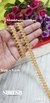 25964-C Ant Gold One-Side Choch Gota Jhalar Lace – 1 cm