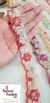 Red Flowers On Net Fancy Trim