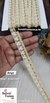 LuxeGlimmer Embroidered Trim Beige  Color
