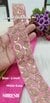 Pink Sequin & Dori Embroidery Fabric Lace – 16532-Emb