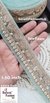 Golden Sea Foam Embroidered Net Lace