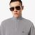 Zip-Up High Neck Interlock Sweatshirt