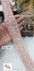 Baby Pink Pearl Embroidery Scalloped Lace