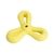 Ezra Play Triangle Dart - Yellow Rubber Toy