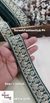 Bottle Green Pearl & Sequence Fabric Lace