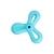 Ezra Play Triangle Dart - Blue Rubber Toy