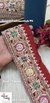 Regal Floral Maroon Embroidery Lace