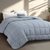 Soft Microfiber Fleece Snow Cover Quilt