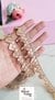 Baby Pink Gold Dori Embroidered Organza Lace