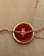 Ram Rakhi in 18k plated gold