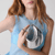Duo Crinkle Metallic Mini Shoulder Bag