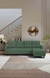 neudot Aria 6 Seater LHS Sectional Sofa in Earth Green Colour