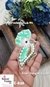 Sea Green Perched Bird Left Patch
