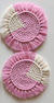 Macrame Double colored Spiral Coaster
