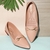 Women’s Baby Pink Pointed Bellies