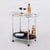 2-Tier Glass Trolley Cart