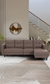 neudot Aria 6 Seater LHS Sectional Sofa in Earth Brown Colour