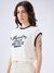 EMBROIDERED ELASTICATED TOP
