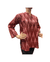 Ladies Ikat Printed Shirt for Jeans-Maroon
