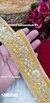 Sunlit Yellow Zari Dori Lace