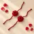Pawsh Pet Red Bloom Crochet Rakhi for Dogs & Cats, 1 Pcs