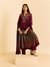 Wine Meera- Quilting Suit Set