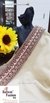 Maroon Floral Fabric Lace