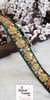 Designer Bottle Green Floral Gota Patti Trim