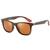 AUGEN Unisex Adult Sport Sunglasses (Brown Frame, Brown Lens) (Medium)