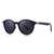 AUGEN Unisex Polarized Sunglasses With Round Blue Frame & Black Lenses