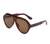 AUGEN By Visions India Retro Vintage Abstract Unisex Sunglasses UV400 Protected Large Size (Red, 105)