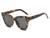 AUGEN By Visions India Retro Vintage Oversized Abstract Unisex Sunglasses UV400 Protected Large Size (DaBrown, 108) - Pack of 1