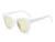 AUGEN By Visions India Retro Vintage Oversized Abstract Unisex Sunglasses UV400 Protected Large Size (Yellow, 108) - Pack of 1