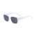 AUGEN By Visions India Retro Vintage Square Abstract Unisex Sunglasses UV400 Protected Medium Size (White, 119) - Pack of 1