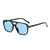 AUGEN By Visions India Retro Vintage Pilot Abstract Unisex Sunglasses UV400 Protected Medium Size (Blue, 123) - Pack of 1