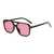 AUGEN By Visions India Retro Vintage Pilot Abstract Unisex Sunglasses UV400 Protected Medium Size (Pink, 123)- Pack of 1