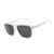 AUGEN By Visions India Retro Vintage Rectangular Abstract Unisex Sunglasses UV400 Protected Medium Size (White, 132)