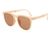 AUGEN By Visions India Retro Vintage Square Abstract Folding Unisex Sunglasses UV400 Protected Large Size (Brown, 136)