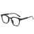 AUGEN By Visions India Retro Vintage Square Abstract Unisex Sunglasses UV400 Protected Medium Size (Clear, 140) - Pack of 1