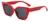 AUGEN By Visions India Retro Vintage Cateye Abstract Unisex Sunglasses UV400 Protected Medium Size (Red, 143)