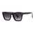 AUGEN By Visions India Retro Vintage Square Abstract Unisex Sunglasses UV400 Protected Medium Size (C3, 146)