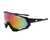 AUGEN By Visions India Sports Mirrored Wraparound Sunglasses for Cycling Cricket Riding Trekking Full Coverage UV 400 Protection Abstract Unisex Sunglasses Large Size (C3, 154)